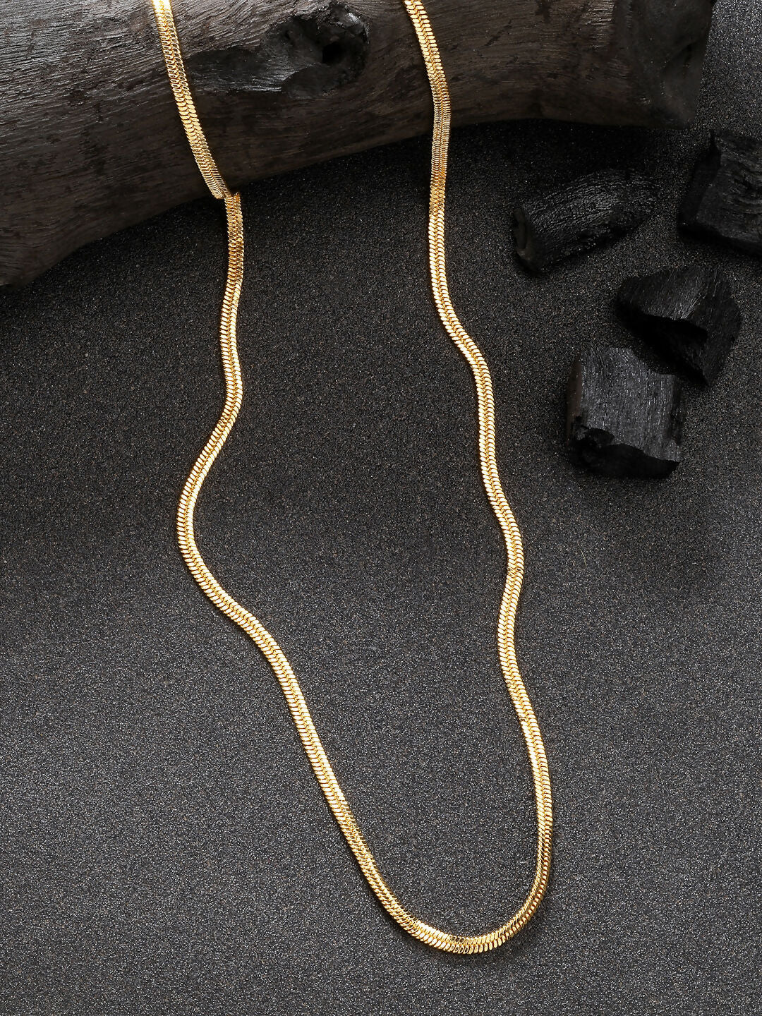 NVR Women's Gold-Polished Minimal Chain