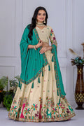 Lehenga Mart Designer Wedding Lehenga choli for Women - Off white
