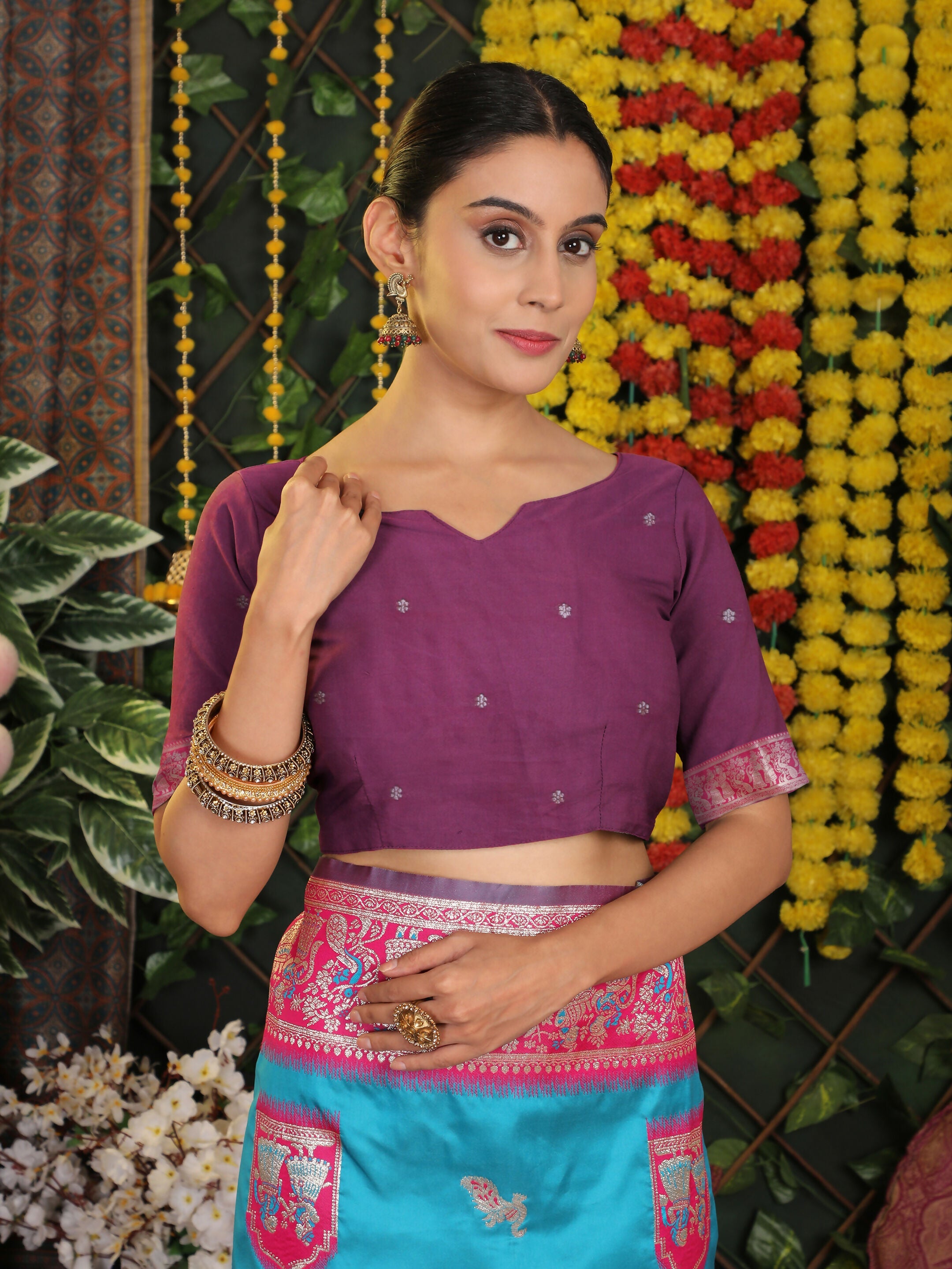 Shree Shyam Fashion Silk Sky Blue Saree