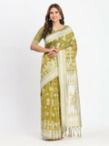 Shree Shyam Fashion Linen Cotton Purple Saree