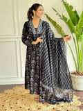 The52 Pure Cotton Fabric Printed Work Kurta, Pant and Dupatta Set