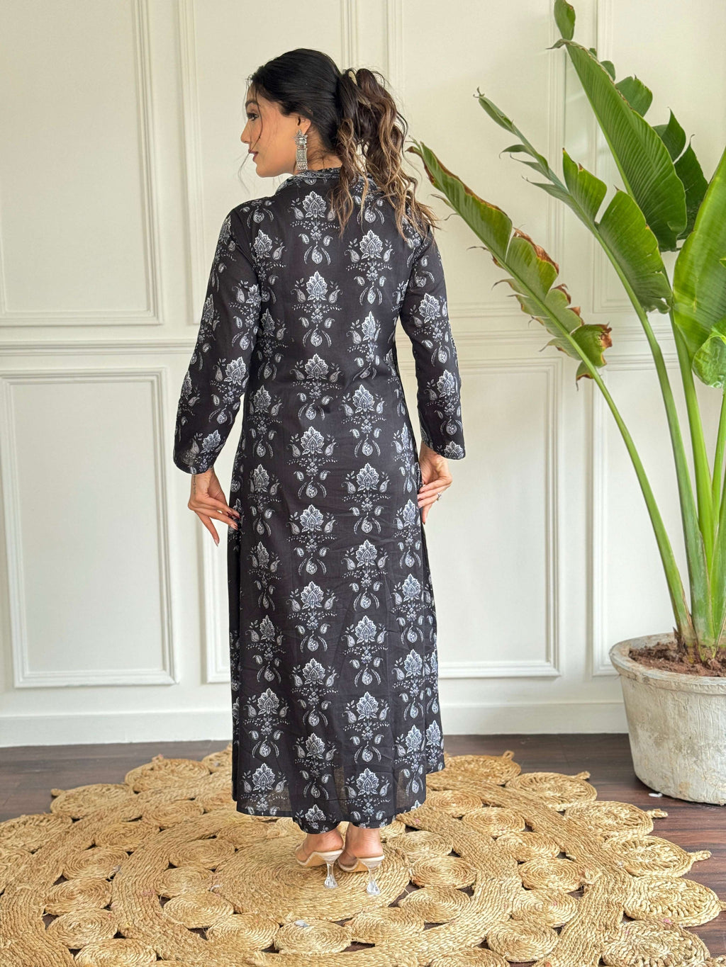 The52 Pure Cotton Fabric Printed Work Kurta, Pant and Dupatta Set