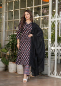 The52 Women's Printed Pure Cotton Fabric Straight Kurta, Pant and Dupatta Set