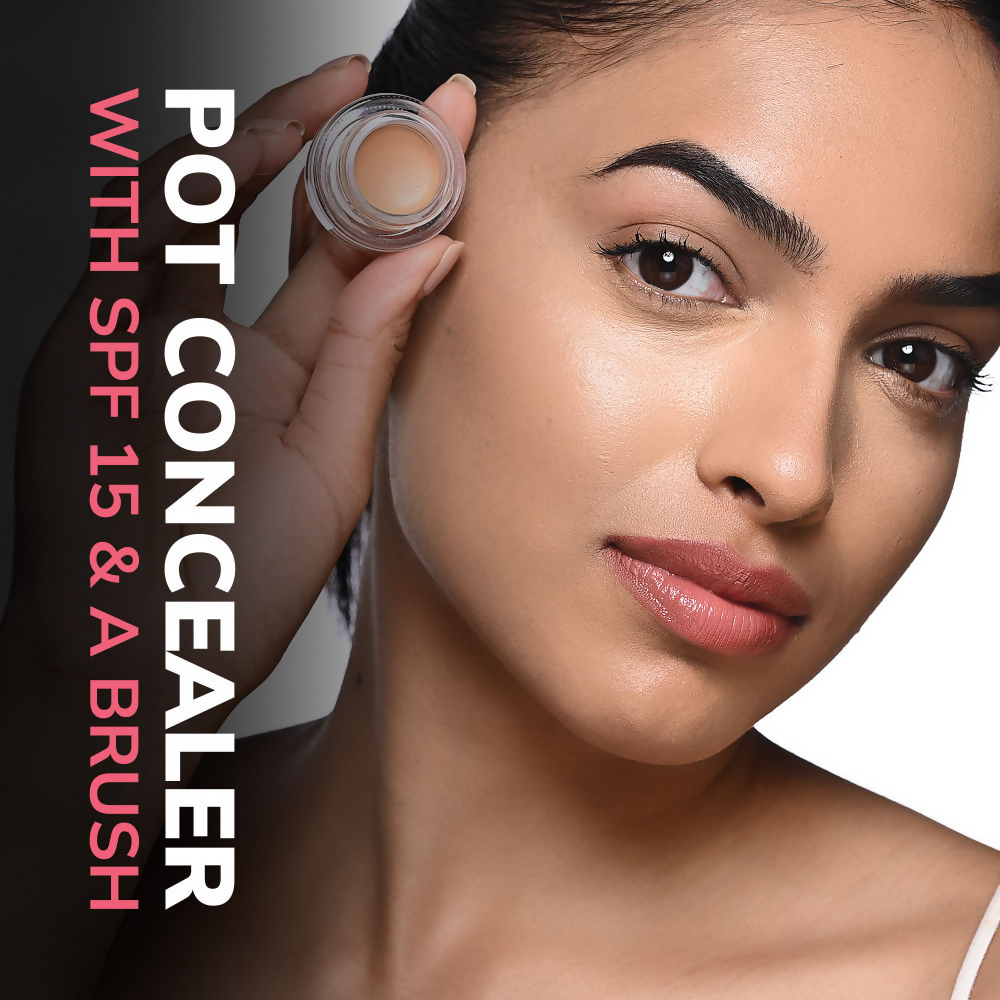 Mila Beaute Conceal It Pot Concealer Creamy Matte Finish with SPF 15 - Pure Beige