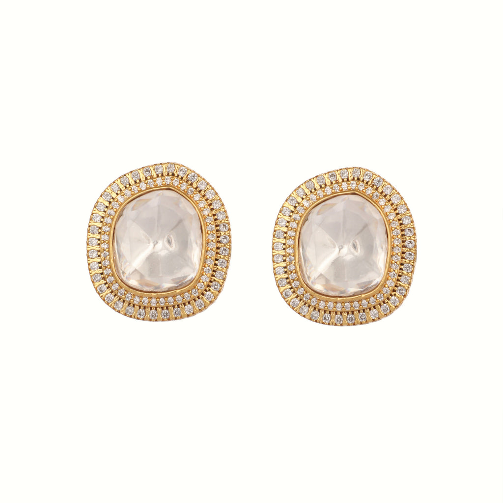 Nuyug Golden Spark Anti Tarnish studs