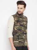 Even Apparels Multi Cotton Men Woven Nehru Jacket