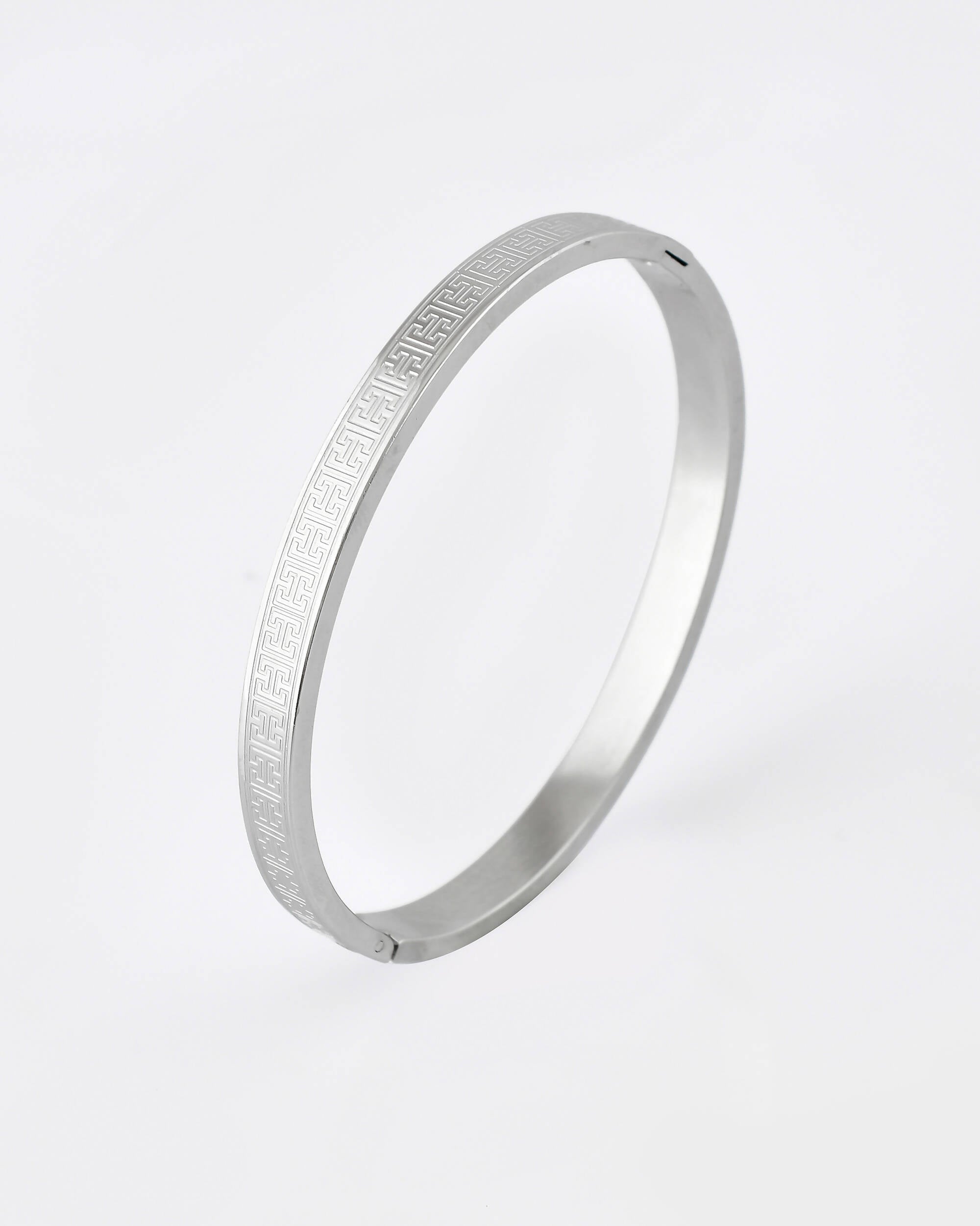 VOJ Stainless Steel Silver Bracelet