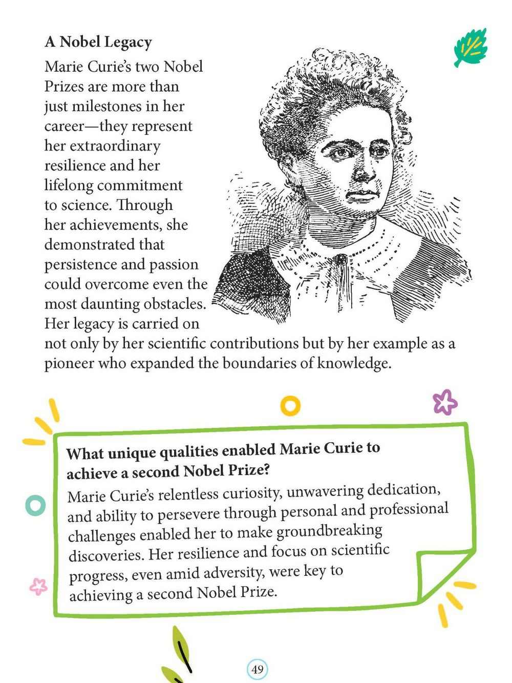 Dreamland Publications Marie Curie Icons of Inspiration Illustrated Biography For Kids
