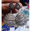 MS Fashion India Silver Jhumka Earrings For Women
