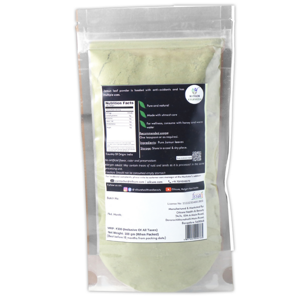 Nxtgen Ayurveda Jamun Leaves Powder