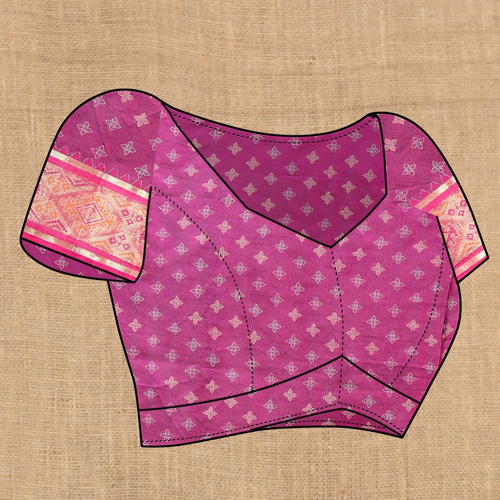 Vedant Vastram Rama Color Kanjeevaram Patola Silk Saree - Rama