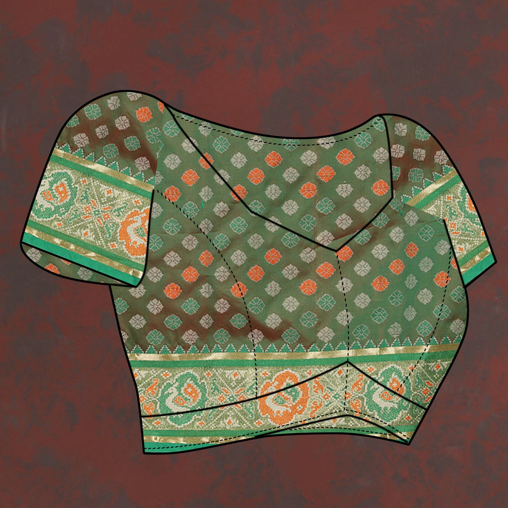 Vedant Vastram Pink Color Kanjeevaram Patola Silk Saree - Pink