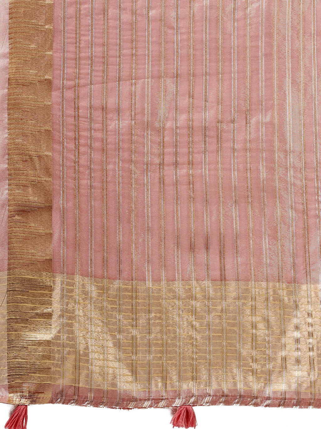 Shree Shyam Fashion Organza Pink Saree