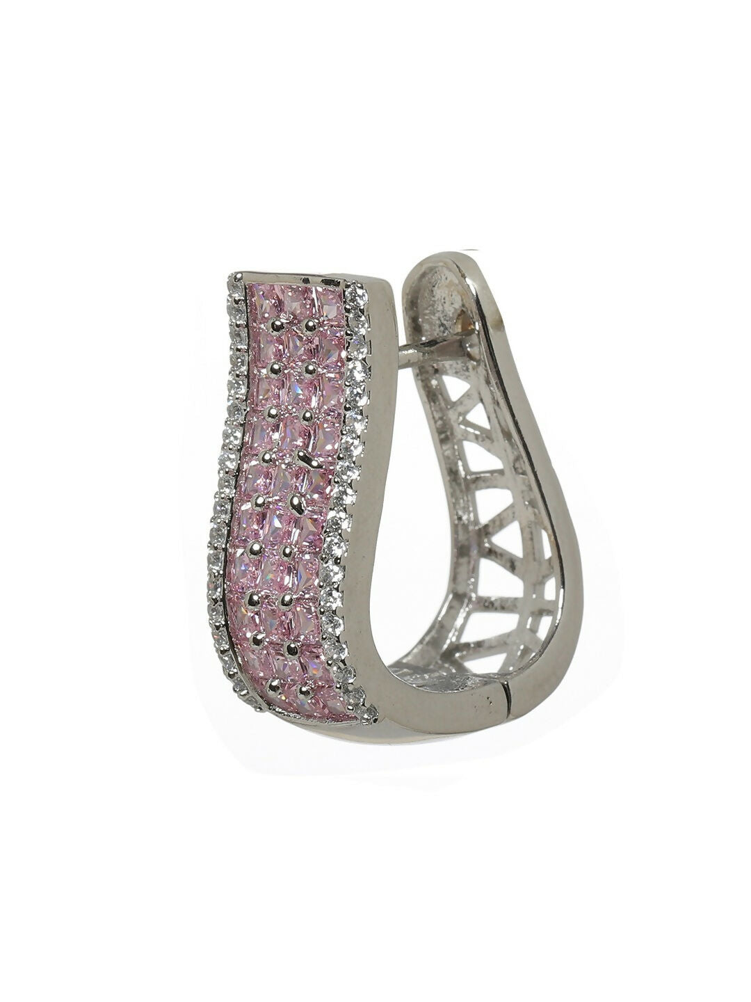 Pink Hoops Earrings- Ruby Raang