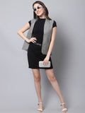 Even Apparels Grey Pure Wool Open Front Women's Waistcoat