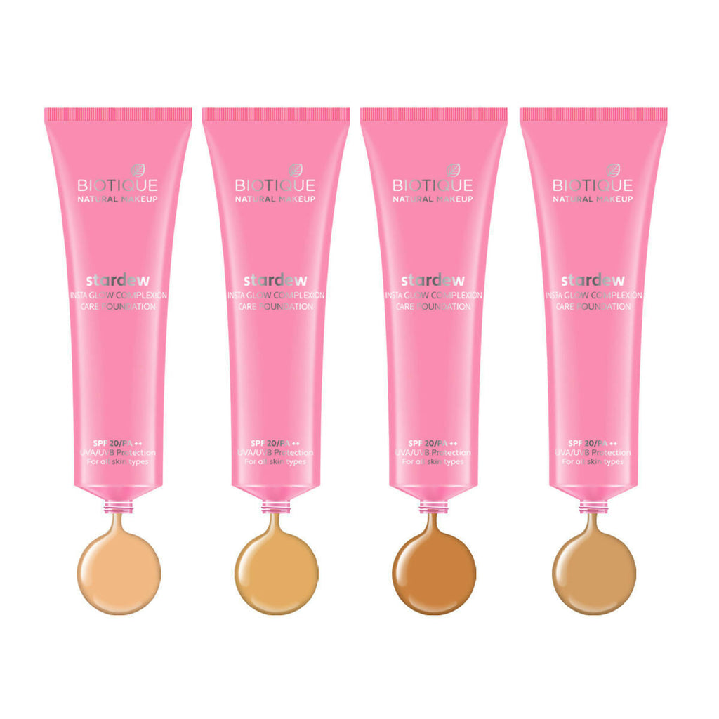 Biotique Stardew Insta Glow Complexion Care Foundation SPF 20 - Vanilla