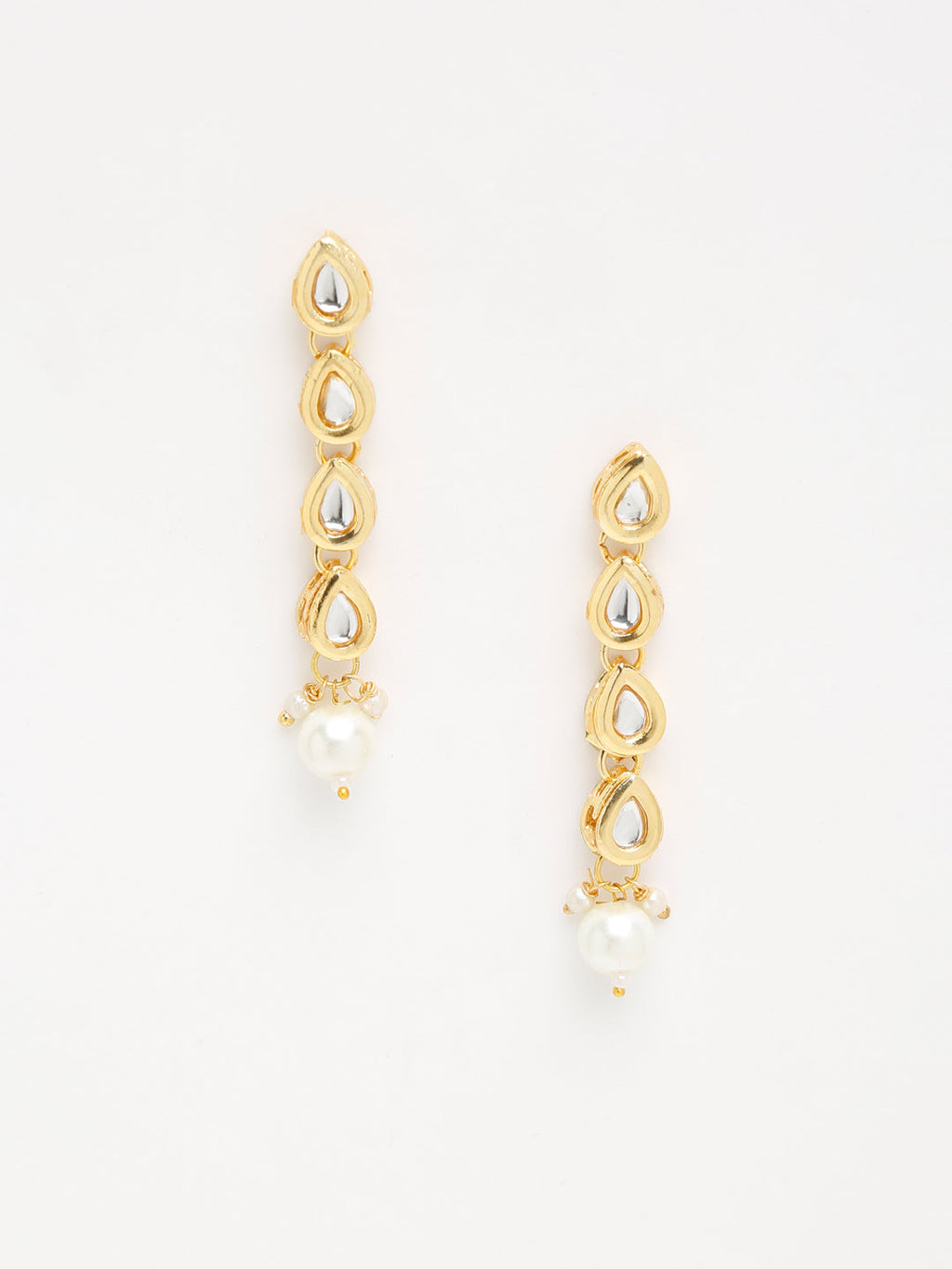 Kundan Earrings - Ruby Raang