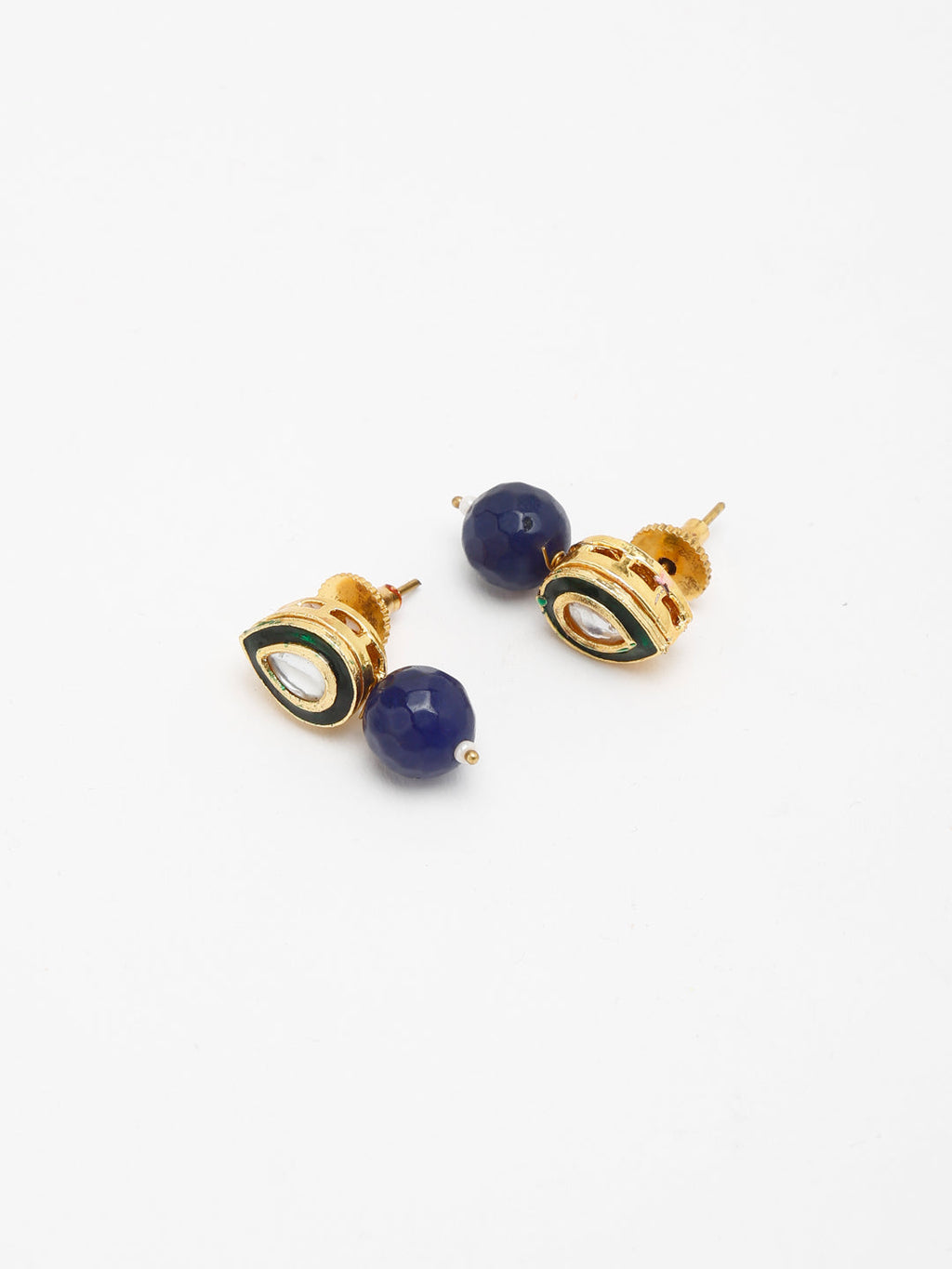 Kundan Studs - Ruby Raang