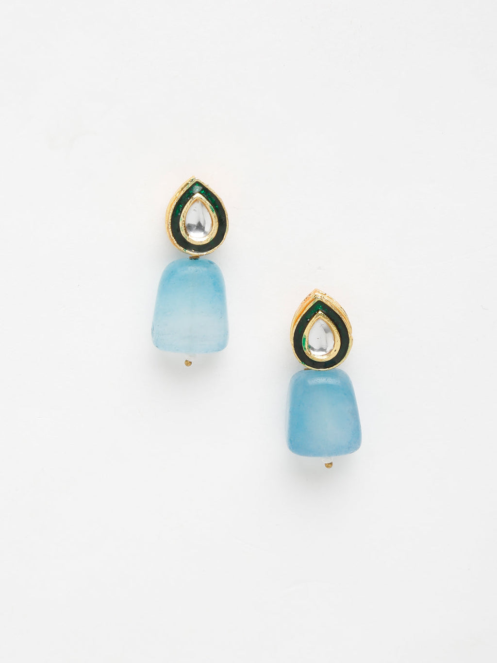 Kundan Studs - Ruby Raang