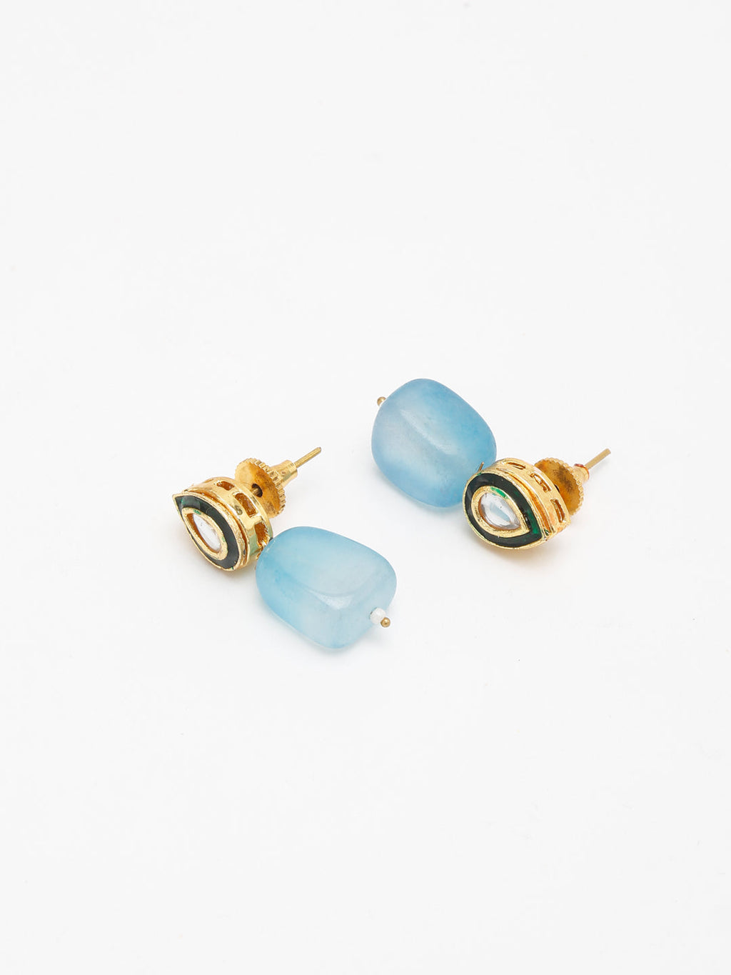 Kundan Studs - Ruby Raang