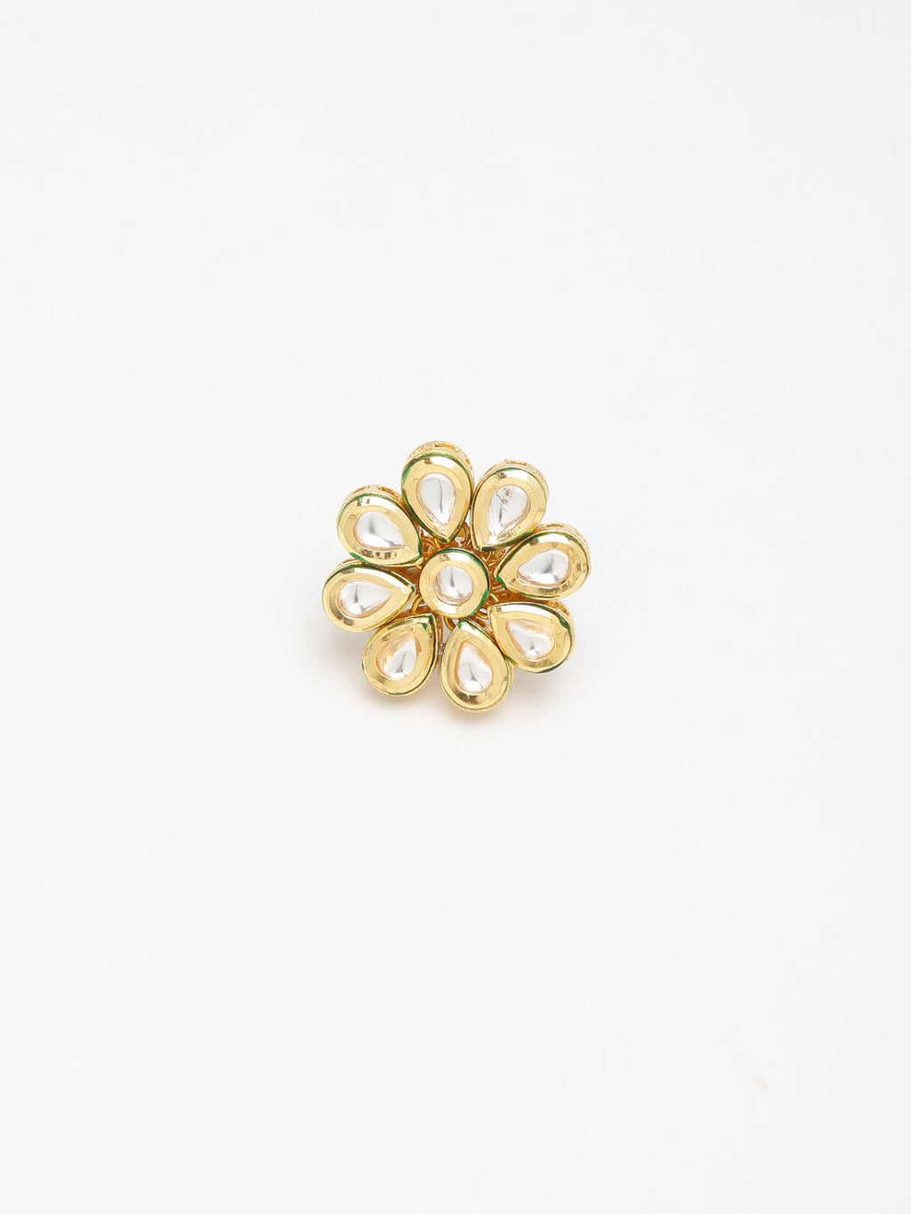 Kundan Ring - Ruby Raang