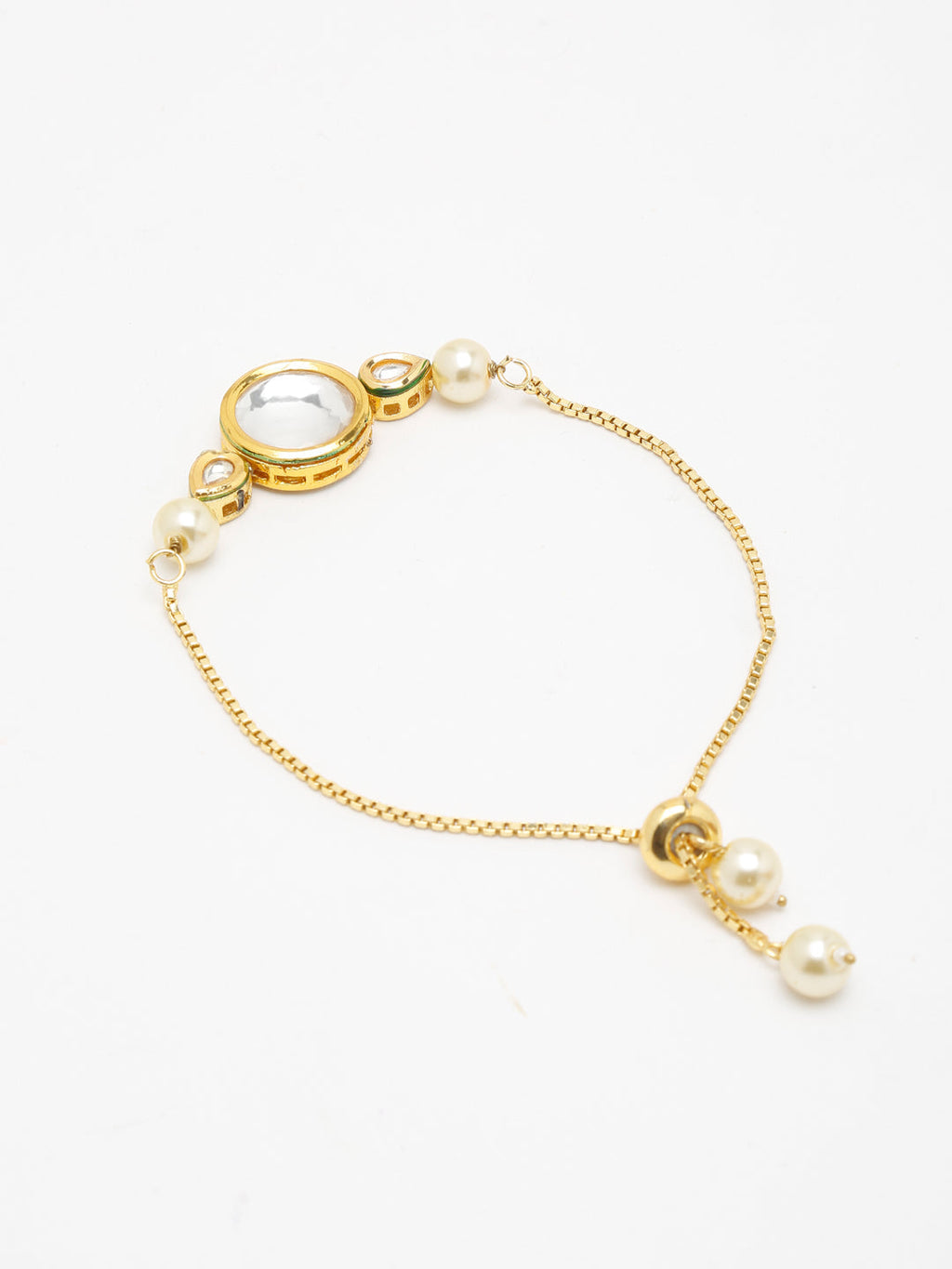 Kundan Bracelet - Ruby Raang