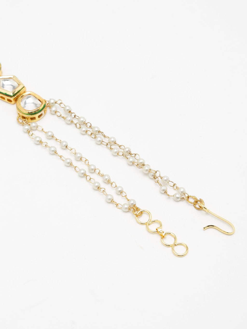 Kundan Bracelet - Ruby Raang