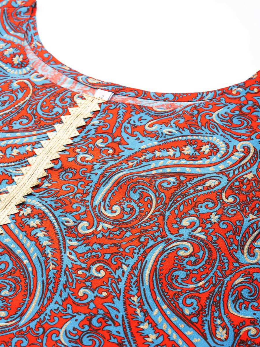 Ahalyaa Women's Traditional Wear Co-ods - Teal Blue