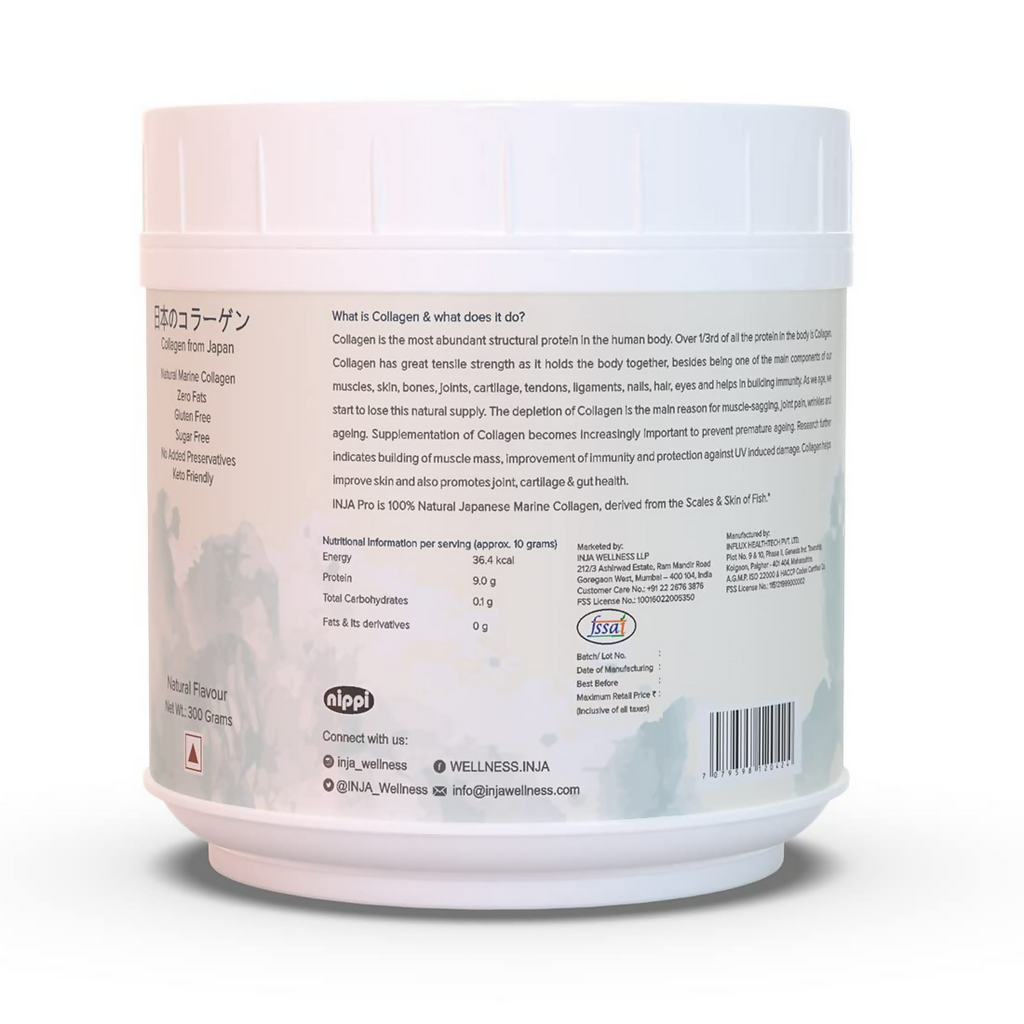 Inja Pro Marine Collagen Supplement For Women And Men For Healthy Skin