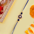 trueBrowns X Voylla Ethnic Studded Blue Thread Rakhi