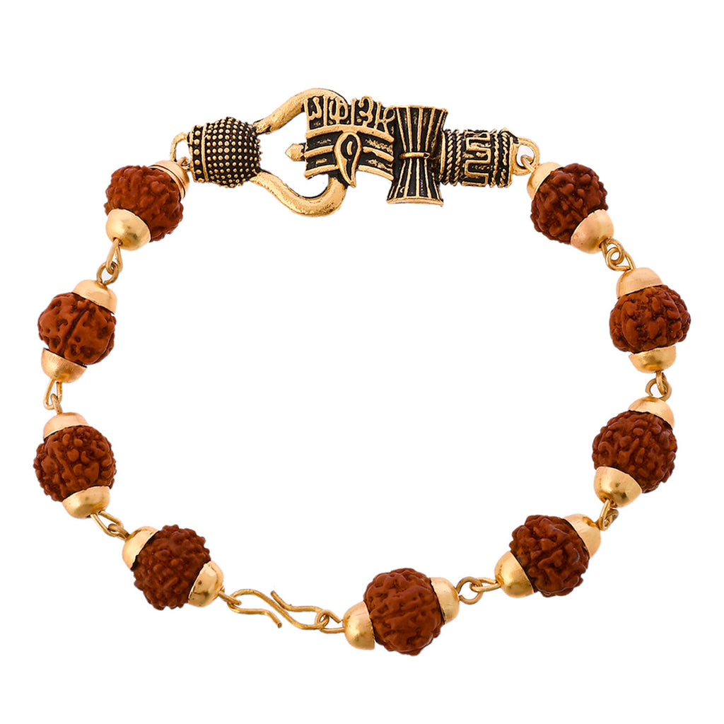 trueBrowns X Voylla Lord Shiva Motifs Rudraksha Rakhi