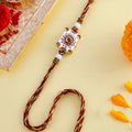 trueBrowns X Voylla Classic Gems Studded Ethnic Thread Rakhi