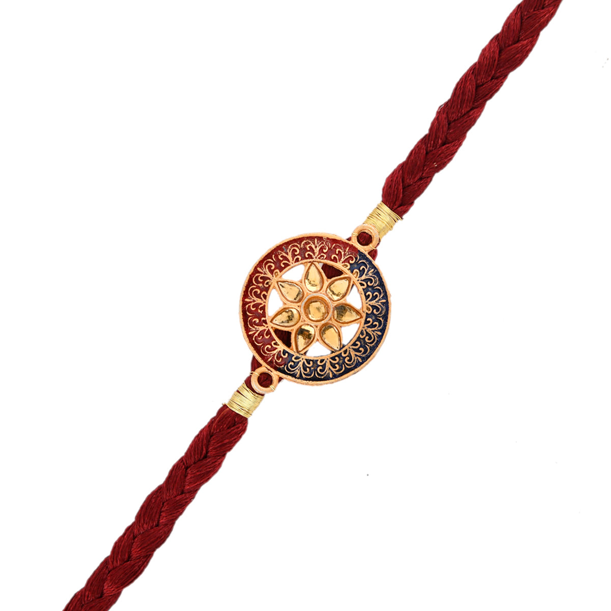 trueBrowns X Voylla Floral Motif Braided Thread Rakhi