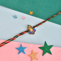 trueBrowns X Voylla Lord Ganesh Colourful Kids Thread Rakhi For Kids
