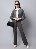 Even Apparels Black Pure Wool Open Front Statement Women's Jacket