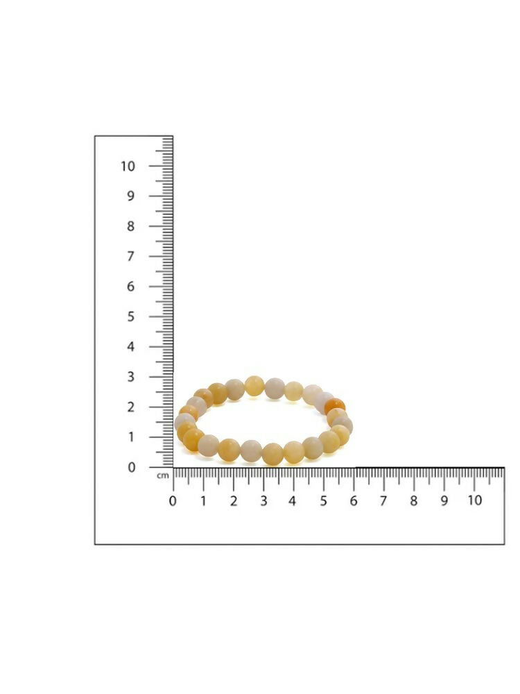 Yellow Aventurin Crystal Beads Bracelet - Ruby Raang