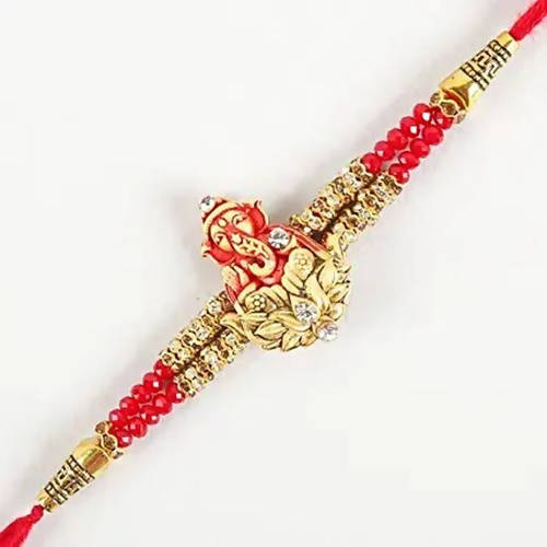 Ganesha Sacred Rakhi & Cadbury Silk Chocolates