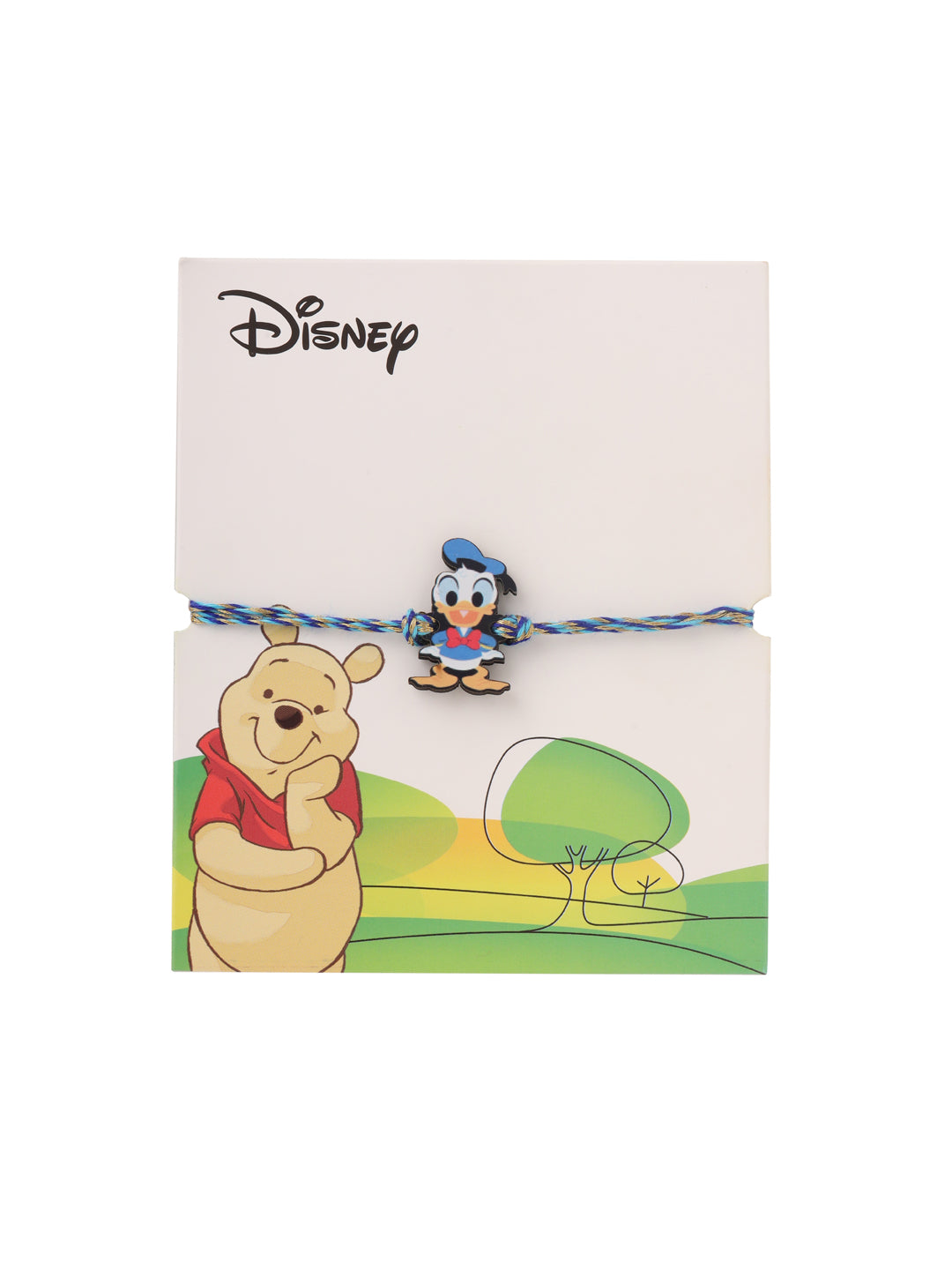NVR Stylish Blue Cartoon Character Kids Rakhi with Roli Chawal Chandan & Mishri