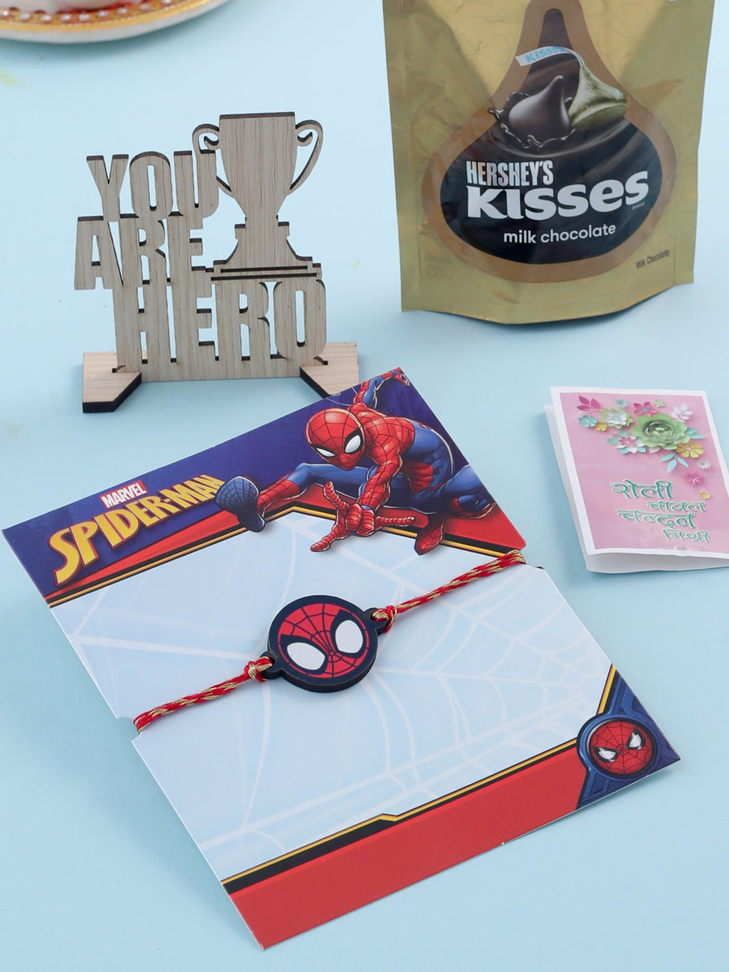 NVR Kids Superhero Red Thread Rakhi, Combo for Rakshabandhan
