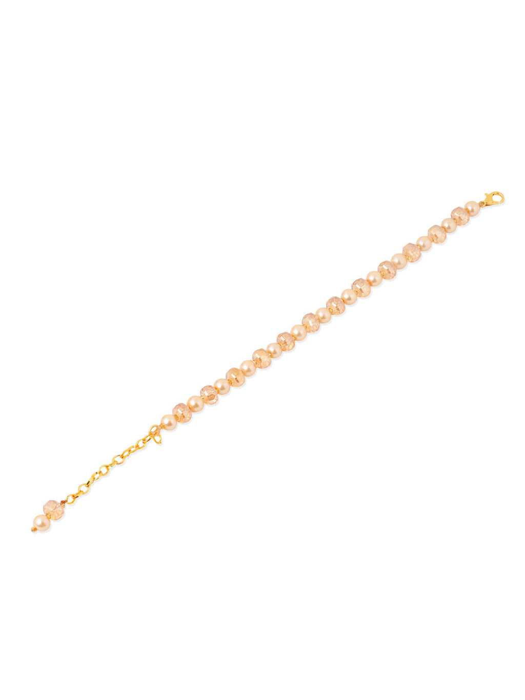 NVR Women Gold Toned Artificial Beads Wraparound Rakhi with Roli Chawal Chandan & Mishri