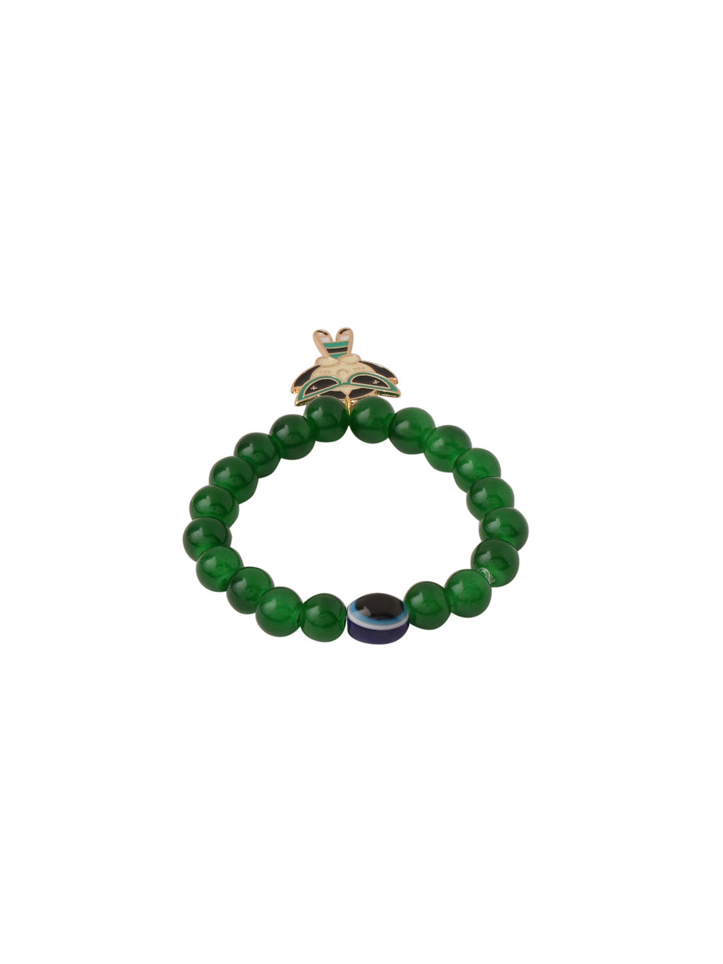 NVR Kids Cartoon Design Green Artificial Beads Thread Rakhi, Combo for Rakshabandhan