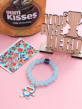 NVR Kids Cartoon Design Sky BLue Artificial Beads Thread Rakhi, Combo for Rakshabandhan