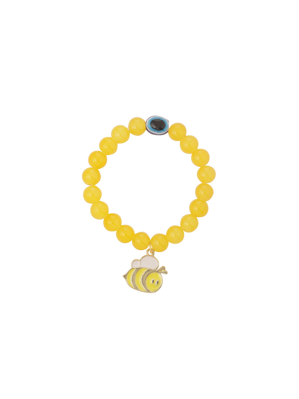 NVR Kids Cartoon Design Yellow Artificial Beads Thread Rakhi, Combo for Rakshabandhan