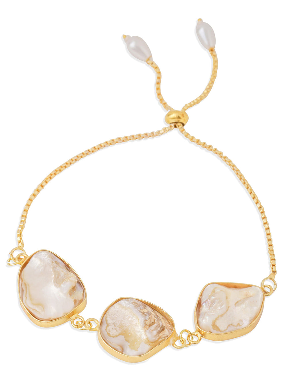 NVR Set of 2 Gold Toned Pearls Bhaiya Bhabhi Rakhi, Combo for Rakshabandhan
