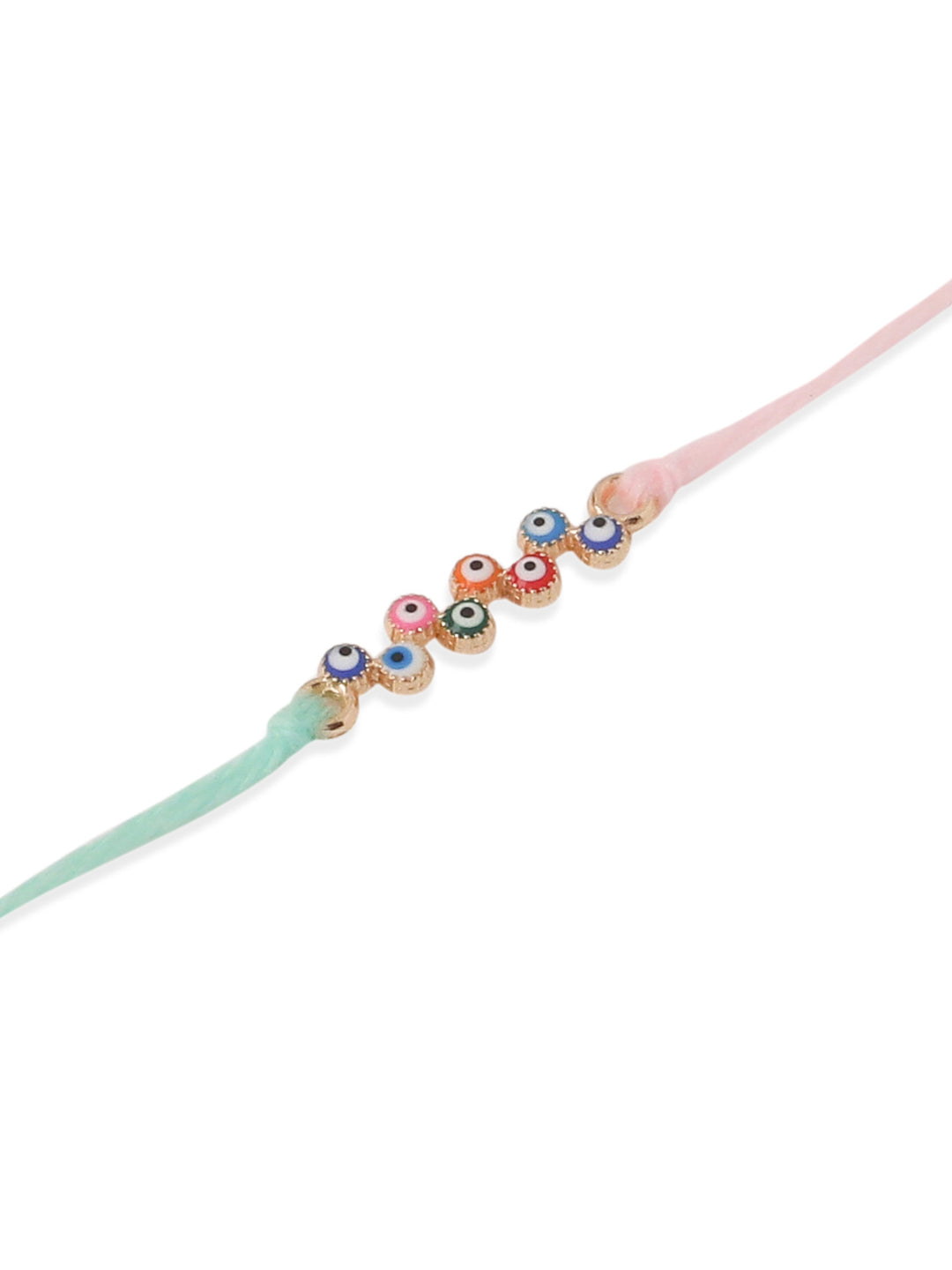 NVR Kids Set of 2 Cartoon Artificial Stones Thread Rakhi with Roli Chawal Chandan & Mishri