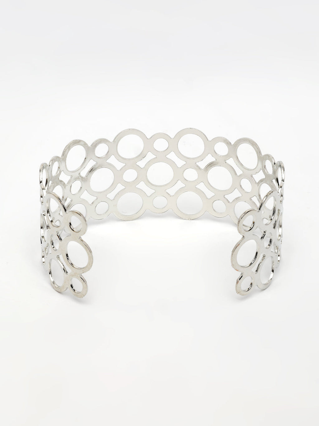 NVR Women's Silver-Plated Cuff Bracelet