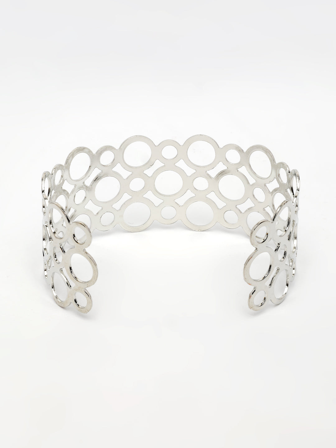NVR Women's Silver-Plated Cuff Bracelet