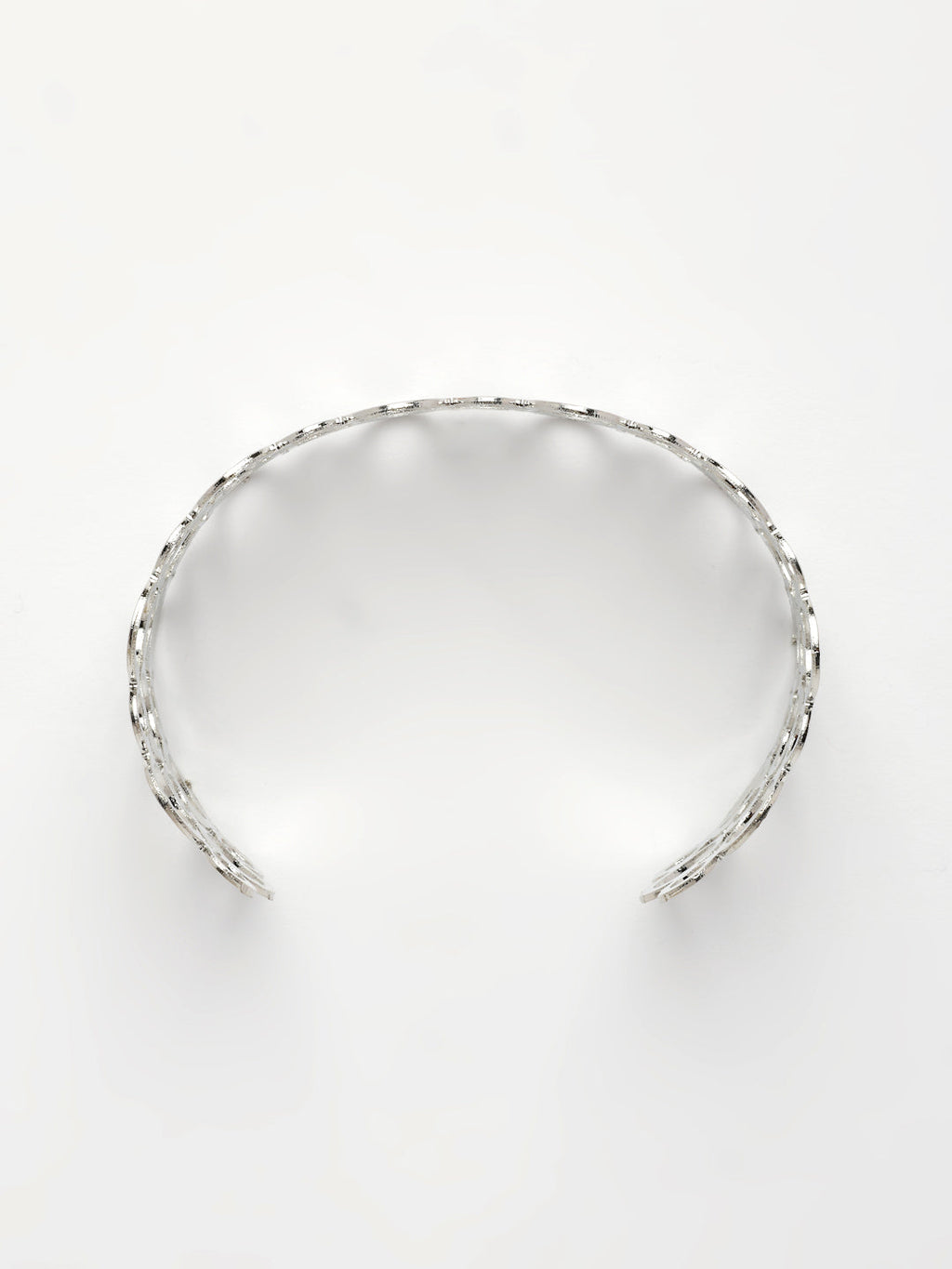 NVR Women's Silver-Plated Cuff Bracelet