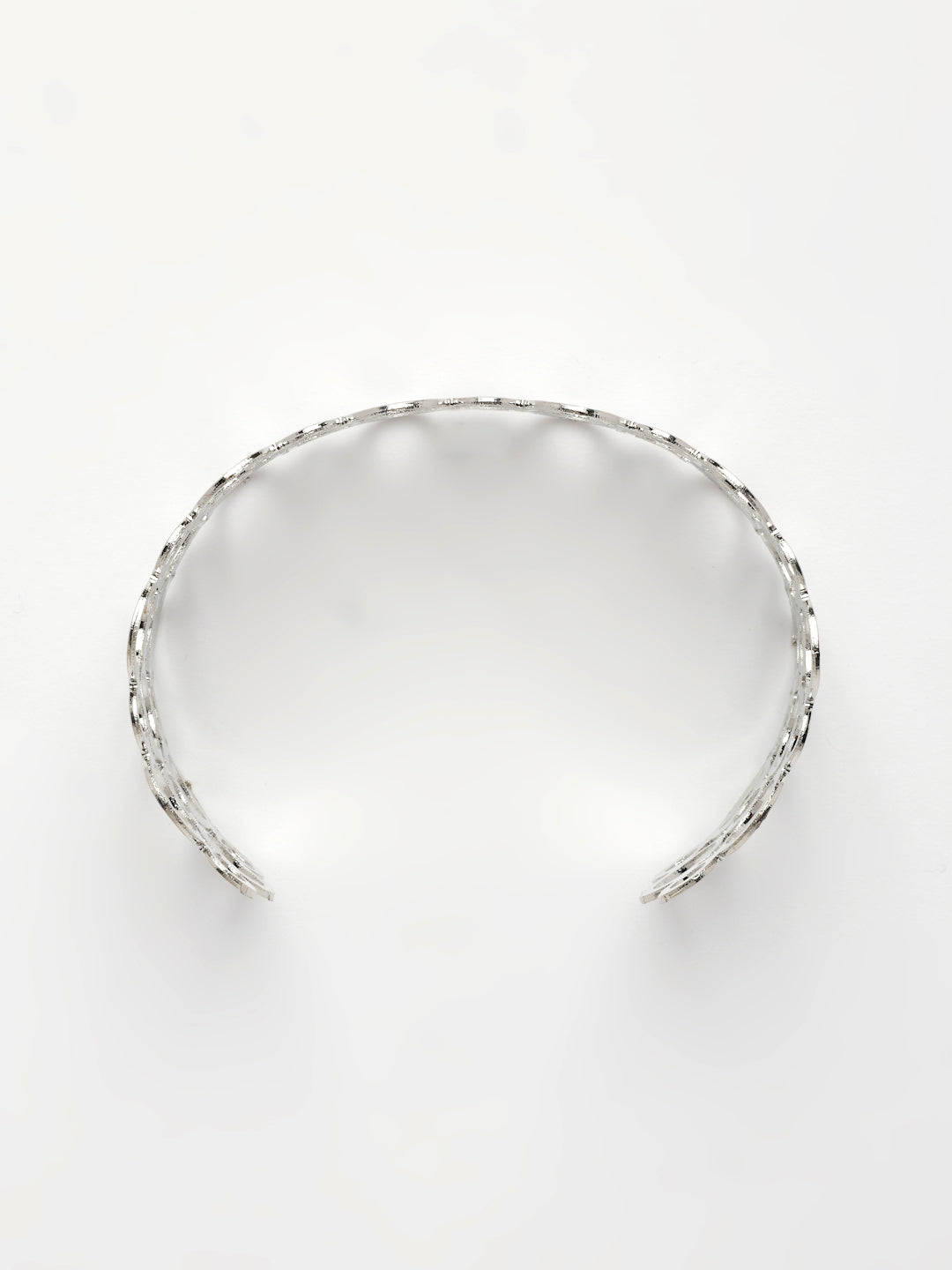 NVR Women's Silver-Plated Cuff Bracelet