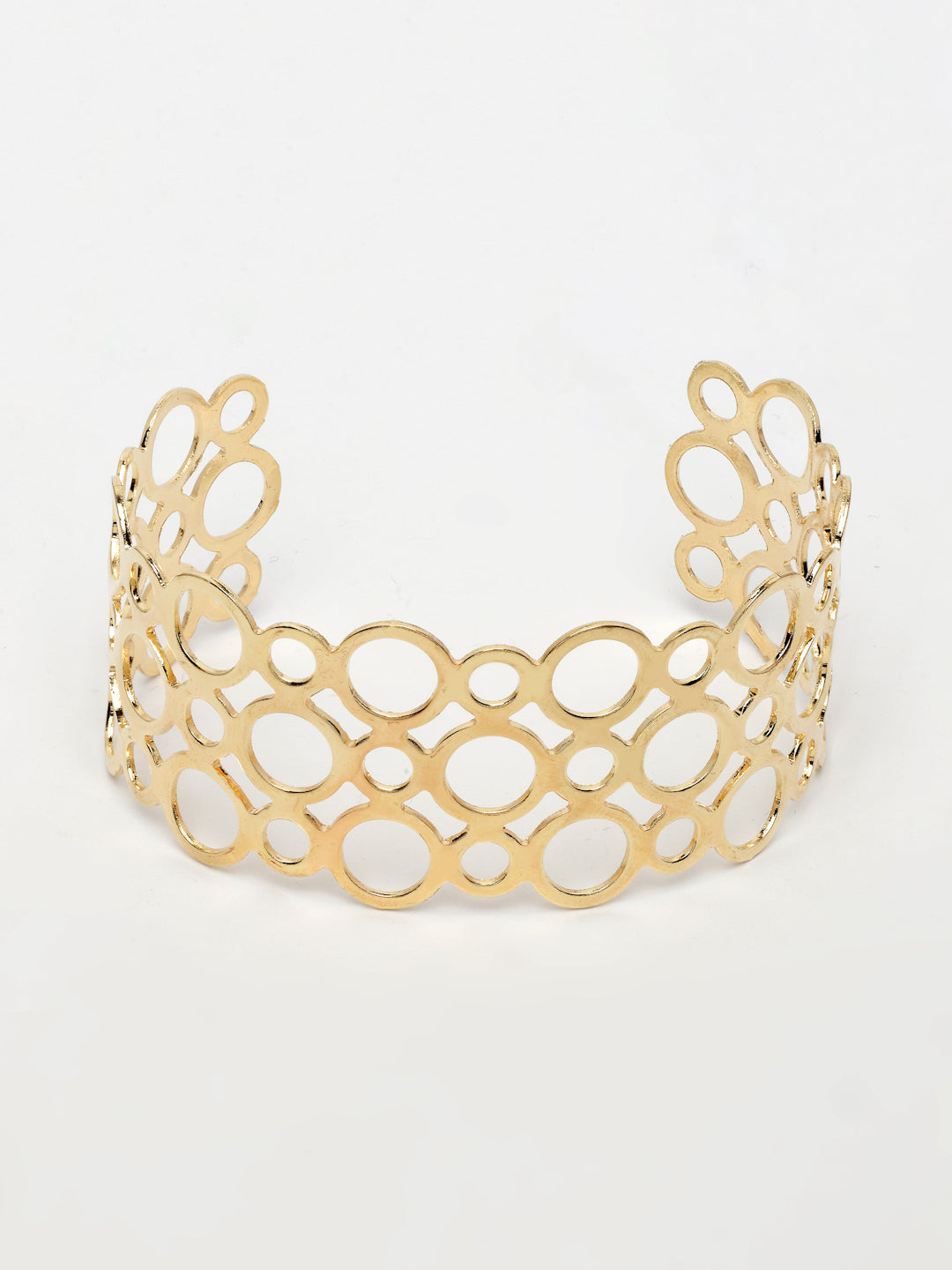 NVR Women's Gold-Polished Cuff Bracelet